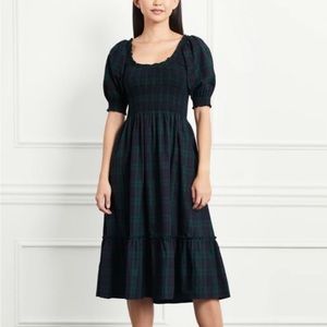 Hill house Louisa black watch tartan dress (size medium & large available)